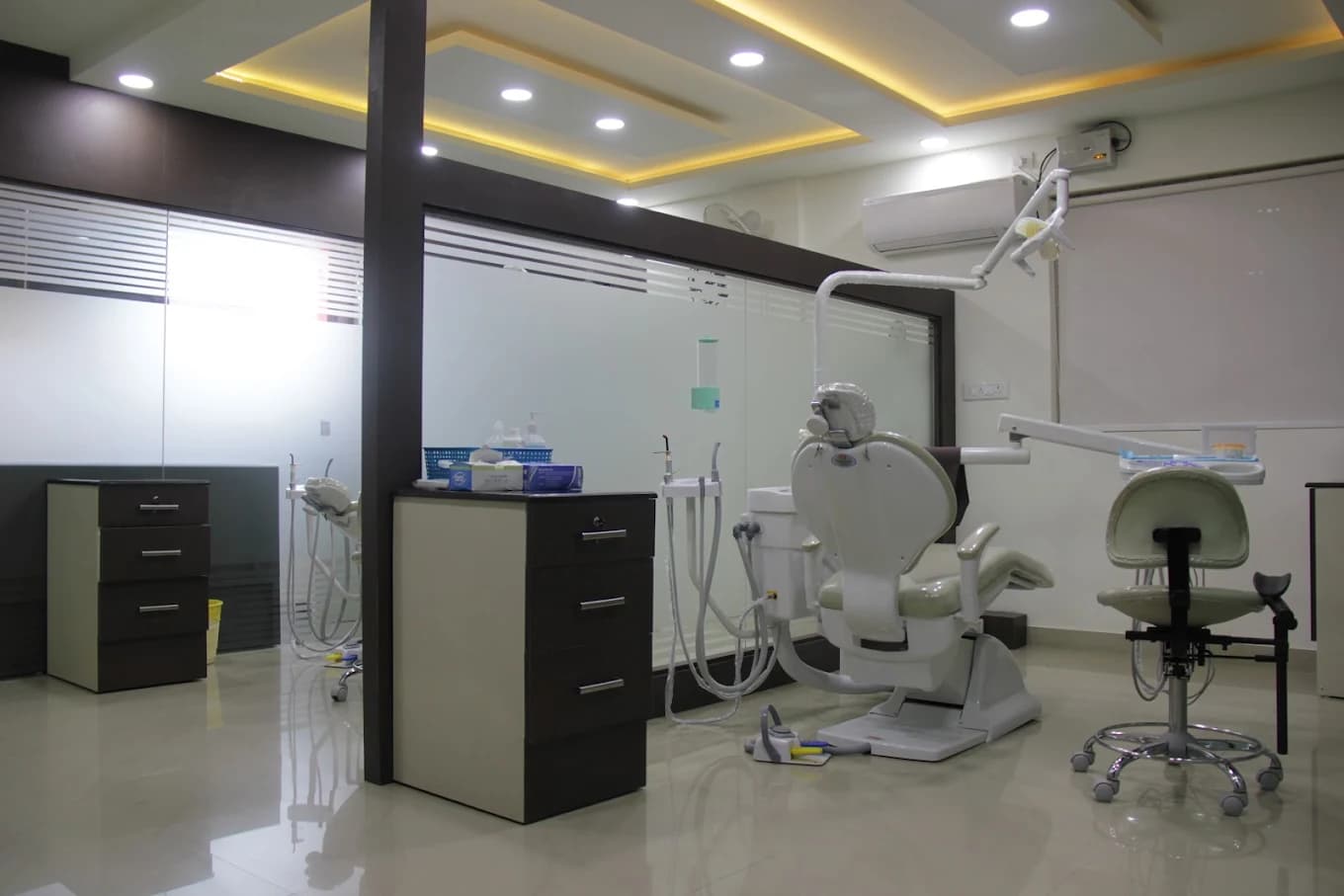 Modern dental clinic interior